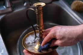 how to clean brass naturally