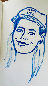 Headed for Miami Beach next Monday. @fridgeartfair  @fridge_art_fair_official #doodleportrait #doodle #portrait #fridgeartfair  #miamibeach @kaitlinmartinart @kaitlinjmartin