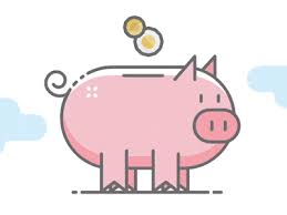 Piggy Bank Clouds Motion Money Pig Illustration Animation Pig Illustration Piggy Bank Kids Portraits
