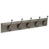 Offering surface mounted towel and coat hooks for commercial bathroom showers. 1