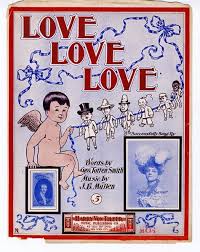 Show Me The Way To Go Home Irving King Love Love Love 1902 Vintage Antique Heet Music Cover Art With Cherub Sheet Music Art Old Sheet Music Vintage Sheet Music