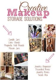 creative makeup storage solutions