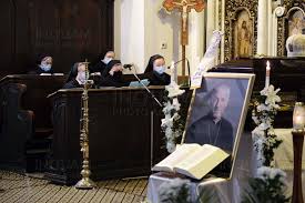 Marius furtună, rector al seminarului. Cluj Napoca Episcopul Crihalmeanu Funeralii 15 Ian 2021 Inquam Photos