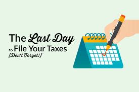 Salt lake city — today is tax day and local experts say many people have waited until the last minute to file, despite the. 2021 Annual Tax Calendar And The Last Day To File