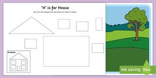 H is for handprint hive craft · 4. H Is For House Craft Teacher Made
