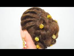 Very Beautiful And Easy Juda Hairstyle For Party Quick Easy Juda Hairstyles For Everyday 2019 Youtube Hair Styles Traditional Hairstyle Easy Hairstyles