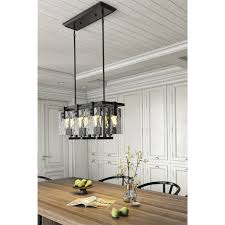 Williston Forge Bain 6 Light Rectangle Chandelier Reviews Wayfair