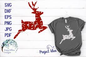 Shop from the world's largest selection and best deals for indoor/outdoor christmas silhouette lights. Distressed Grunge Reindeer Christmas Svg This Christmas Reindeer Is Perfect For All Of Your Winter Projects With Your C Christmas Svg Christmas Reindeer Svg