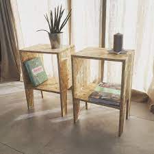 tables de chevet en osb facile a faire soi meme avec 2 sous osb table de chevet diy table de chevet
