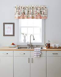 Shop for farmhouse kitchen curtains at bed bath & beyond. Better Homes Gardens Farmhouse Print Light Filtering Rod Pocket Window Curtain Valance Red 60 X 16 Walmart Com Walmart Com