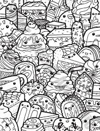 It makes sense that we'd want to color it. Printable Cute Kawaii Doodle Food Printable Cute Kawaii Doodle Coloring Pages Novocom Top