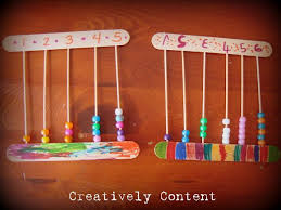 Create A Diy Abacus Using Craft Sticks Beads And Toothpicks Brilliant Way To Help Kids Count Preschool Math Craft Stick Crafts Counting For Kids