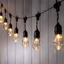 Shop for battery operated outdoor string lights at bed bath & beyond. Amazon Com Lights4fun Inc 14ft Battery Operated 15 Led Hanging Bulb Indoor Outdoor String Lights Garden Outdoor