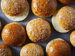 Buttery Brioche Hamburger Buns Recipe Recipe Hamburger Buns Food Homemade Hamburger Buns