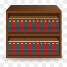 Free bookshelf clipart for personal and commercial use. Transparent Bookshelf Clipart 1701103 Pikpng