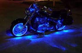 4 Pcs Blue Motorcycle Led Accent Underglow Lighting Bike Lights 12v In 2021 Blue Motorcycle Motorcycle Lights Motorcycle Led Lighting