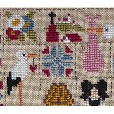 patchwork alsacien grille jardin prive motifs de couture point de croix modele de broderie