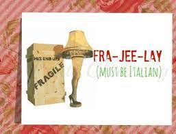 Later that night, alone in the backyard, he buried it next to the garage. A Christmas Story Fra Jee Lay Leg Lamp Major Award Printable Christmas Card Christmas Humor Christmas Story Quotes Christmas Jokes