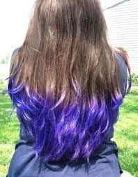See more ideas about hair color, hair, colored hair tips. Trendy Hair Dyed Purple Tips Ideas Colored Hair Ends Dip Dye Hair Hair Color Purple