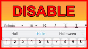 How To Turn Off Predictive Text On Android 2018 Youtube