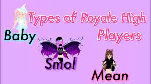 9 Types Of Royale High Players Roblox Royale High Youtube The royale high hack thanks to princess alice for making this video tutorial.