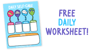 Activities worksheets and online activities. Printable Daily Self Care Worksheet Blessing Manifesting