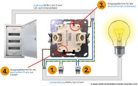 Ausschaltung Elektroinstallation Lichtschalter Elektroinstallation Selber Machen