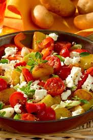 Kartoffelpfanne Mit Gemuse Mediterranes Rezept Mit Feta Mediterrane Rezepte Rezepte Mit Feta Rezepte