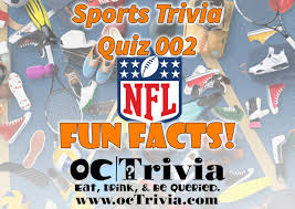20 questions of 'useful' football trivia. Sports Trivia Quiz 002 Nfl Trivia Quiz Fun Facts Octrivia Com