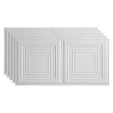 Whether you're remodeling an entire room or simply. Fasade Traditional 3 Vinyl 2 X 4 Glue Up Ceiling Tile 5 Pk At Menards