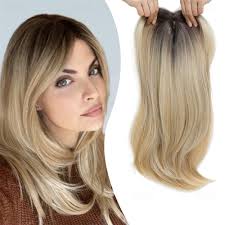 Topper per capelli da 18 pollici Topper per capelli lunghi a strati per donna  Topper per