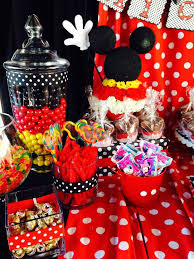 Mickey Mouse Party Table Ideas Google Search Mickey Mouse Theme Party Mickey Mouse Party Favors Mickey Mouse Decorations
