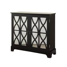 Black Console With Mirrored Glass Doors Mirrored Console Table Mirror Door Sofa End Tables
