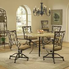Red Barrel Studio Boundary Bay 5 Piece Dining Set Caster Chairs Dining Room Sets Kitchen Table Settings