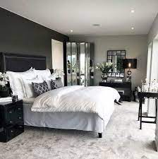 Dark Grey And Silver Master Bedroom Ideas Slaapkamer Slaapkamer Ideeen