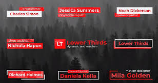 Smaller font sizes might work for tvs and web, but if your there are plenty of premiere pro lower third templates out there. 35 Best Premiere Pro Lower Thirds Templates Design Shack
