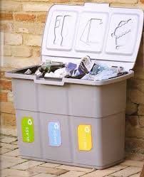 A Closer View Of The Outdoor 75 Litre Trio Home Recycling Bin From Triple Outdoor Recycling Bin Range Recycling Bins Outdoor Recycling Bins Recycling Station
