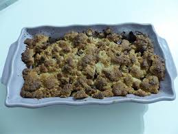 Crumble Aux Pommes Bananes Et Chocolat Philandcocuisine En 2020 Crumble Pomme Recette Patisserie Crumble