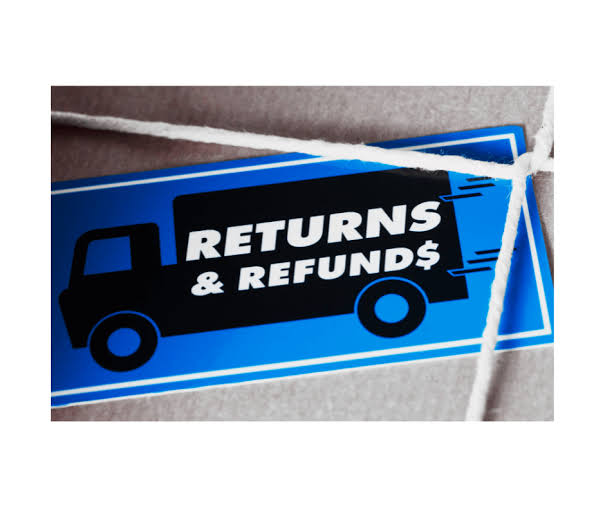 Customer preparing a packaged product return