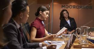 Female Boss Chairing Business Meeting In Boardroom Close Up By Monkeybusiness S Photos Ad Sponsored Chairing Boss Lady Business Meeting Close Up Photos