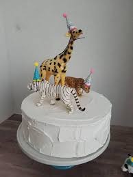 Safari Party Animal Cake Toppers 6 Piece Party Animal Set Etsy Animal Cake Topper Zoo Animal Cakes Animal Cake