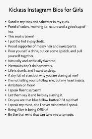 Kickass Instagram Bios Fur Madchen Bio Quotes Instagram Bio Quotes Instagram Quotes