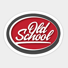 Old School logo - Old School - Sticker | TeePublic