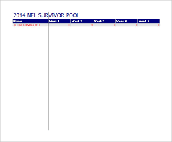 19 Football Pool Templates Word Excel Pdf Free