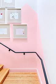 The handrails are stained to match the carpet and a luxe, charcoal velvet settee provides a plush spot to sit at the base of the stairs. 210 Hallway Decorating Staircase Ideas Hallway Decorating Staircase Stairways