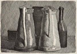 Giorgio morandi approached painting with the concentration of a zen master. Modeling With Line Still Life Drawing Still Life Art Master Drawing