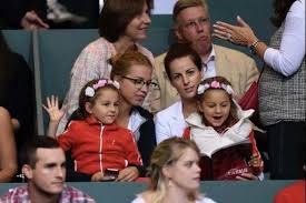 Roger federer son and daughter: Charlene Riva Mayla Rose Roger Federer Twins Roger Federer Kids Roger Federer Roger Federer Family