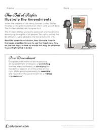 90 te cellular respiration 91 5.1 powering the cell: Illustrate The Bill Of Rights Worksheet Education Com