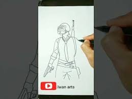 Simple Drawing Pubg Icon Youtube Gambar Simpel Gambar Gambar Karakter