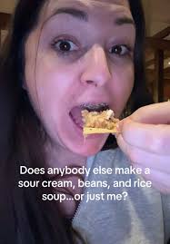 Leftover Rice and Beans into Soup